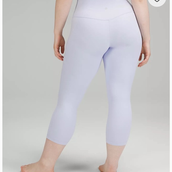 Lululemon Align HR Crop 21” Pastel Blue size 12 NWT - Picture 2 of 7